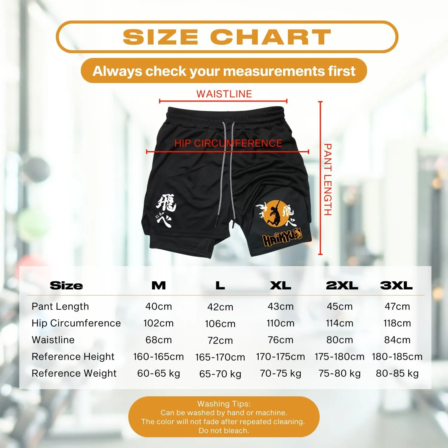 CROWN Anime Gym Shorts - Breathable Stretch Compression Short with Pockets