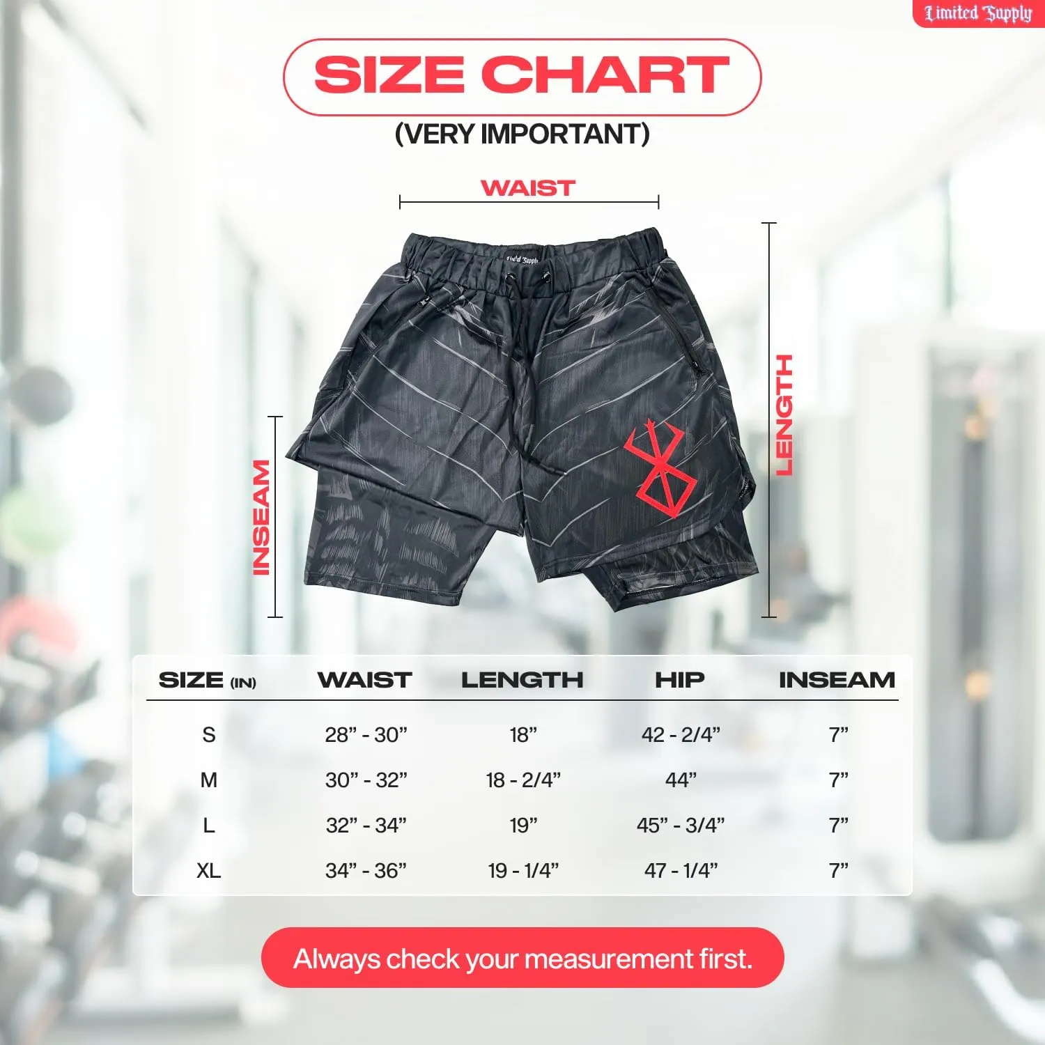 CROWN Anime Shorts - Breathable Stretch Compression Gym Mesh Short with Pockets and Towel Holder