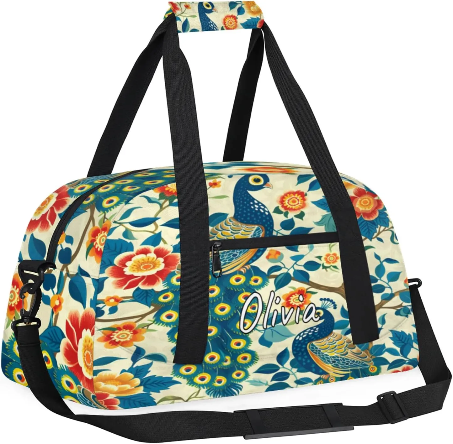 Custom Sports Gym Bag Personalized Name Travel Duffel Bag