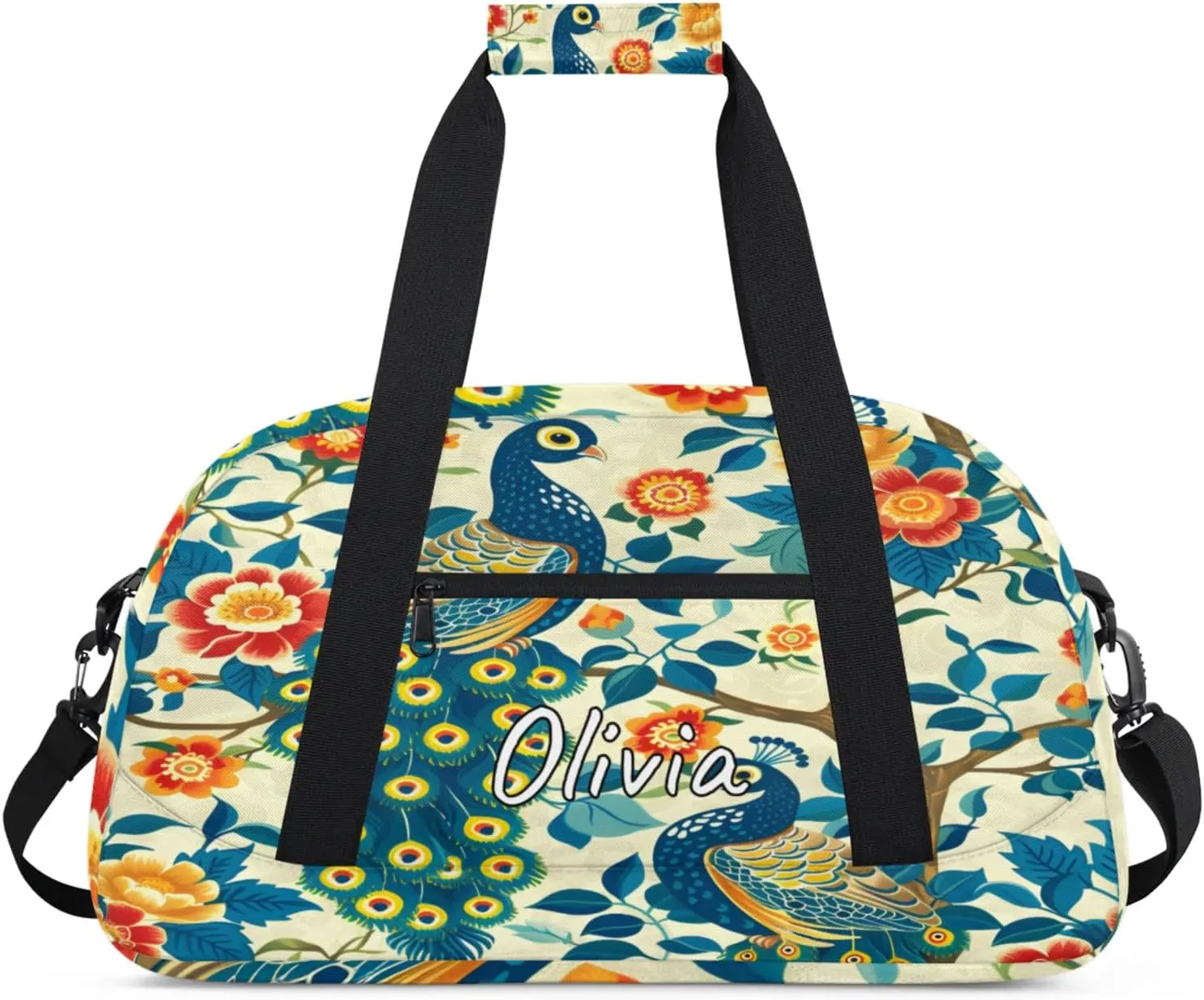Custom Sports Gym Bag Personalized Name Travel Duffel Bag
