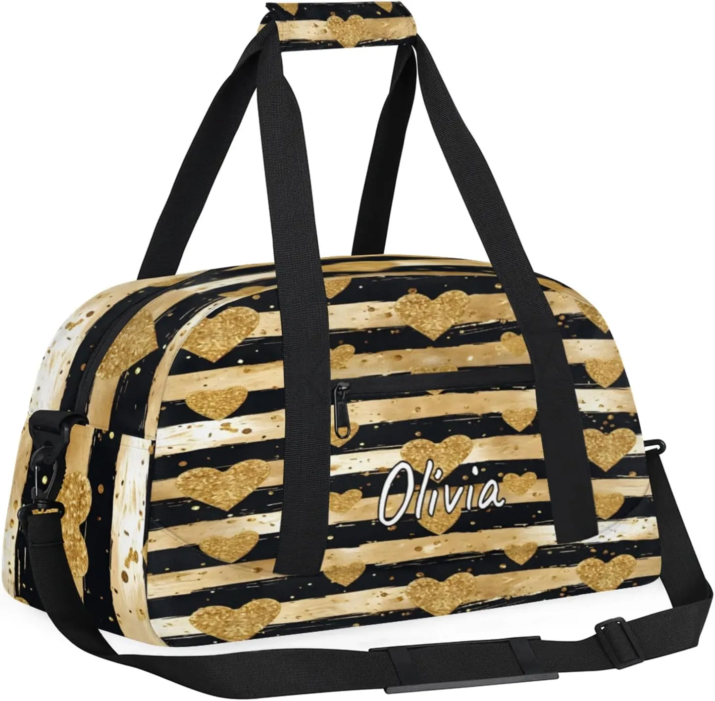 Custom Sports Gym Bag Personalized Name Travel Duffel Bag
