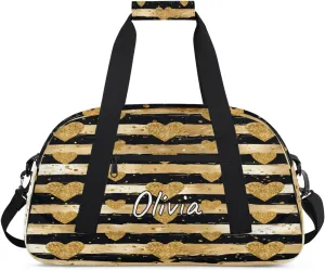 Custom Sports Gym Bag Personalized Name Travel Duffel Bag