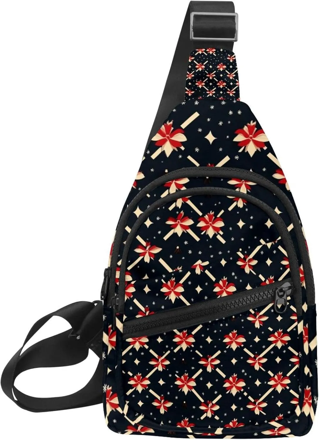 _cute chrisma (1) Crossbody Bag with Adjustable Shoulder Strap, Shoulder Bag for Men and Women Sling Backpack for Travel, Cycling, Work, Sport