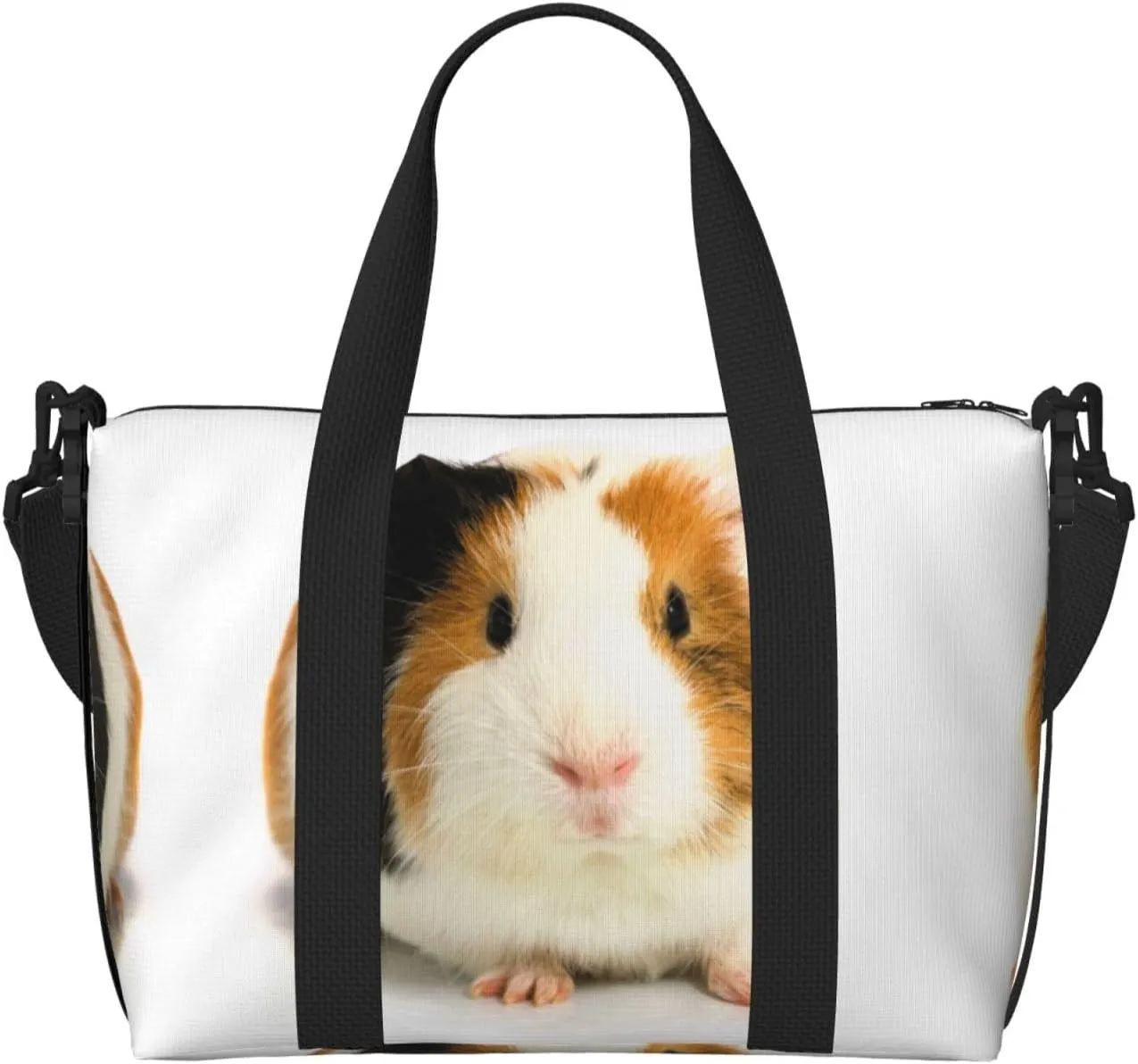 Cute Guinea Pig Hand Travel Bag For Men Women,Stylish Handheld Crossbody Travel Bag For Business Leisure Trave