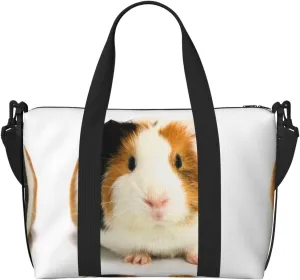 Cute Guinea Pig Hand Travel Bag For Men Women,Stylish Handheld Crossbody Travel Bag For Business Leisure Trave