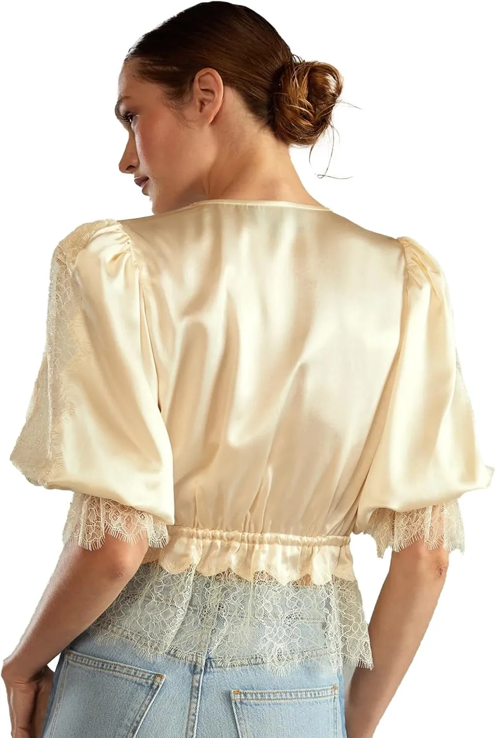 Cynthia Rowley Lure Lace Blouse