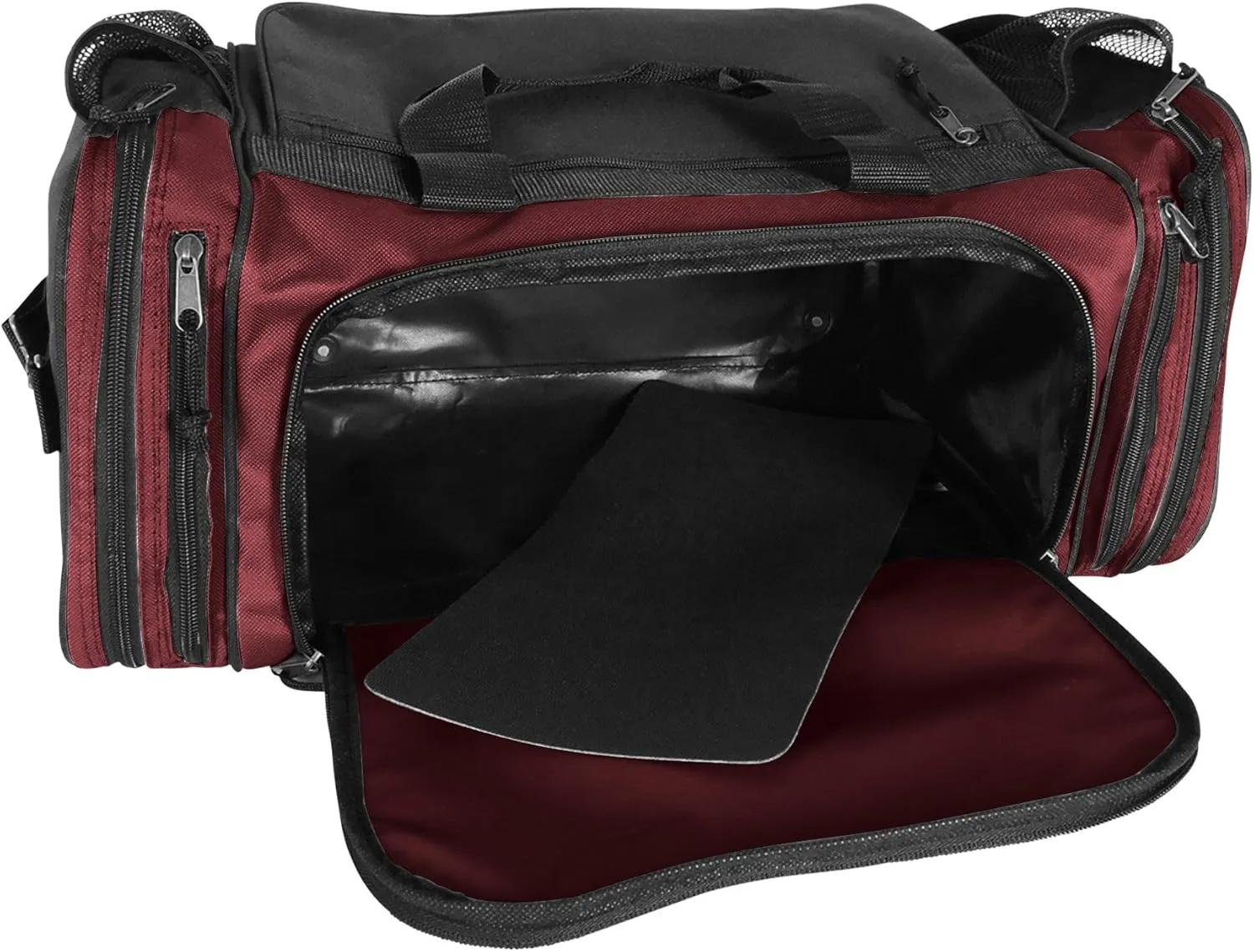 DALIX 20" Sports Duffle Bag w Mesh and Valuables Pockets Travel Gym