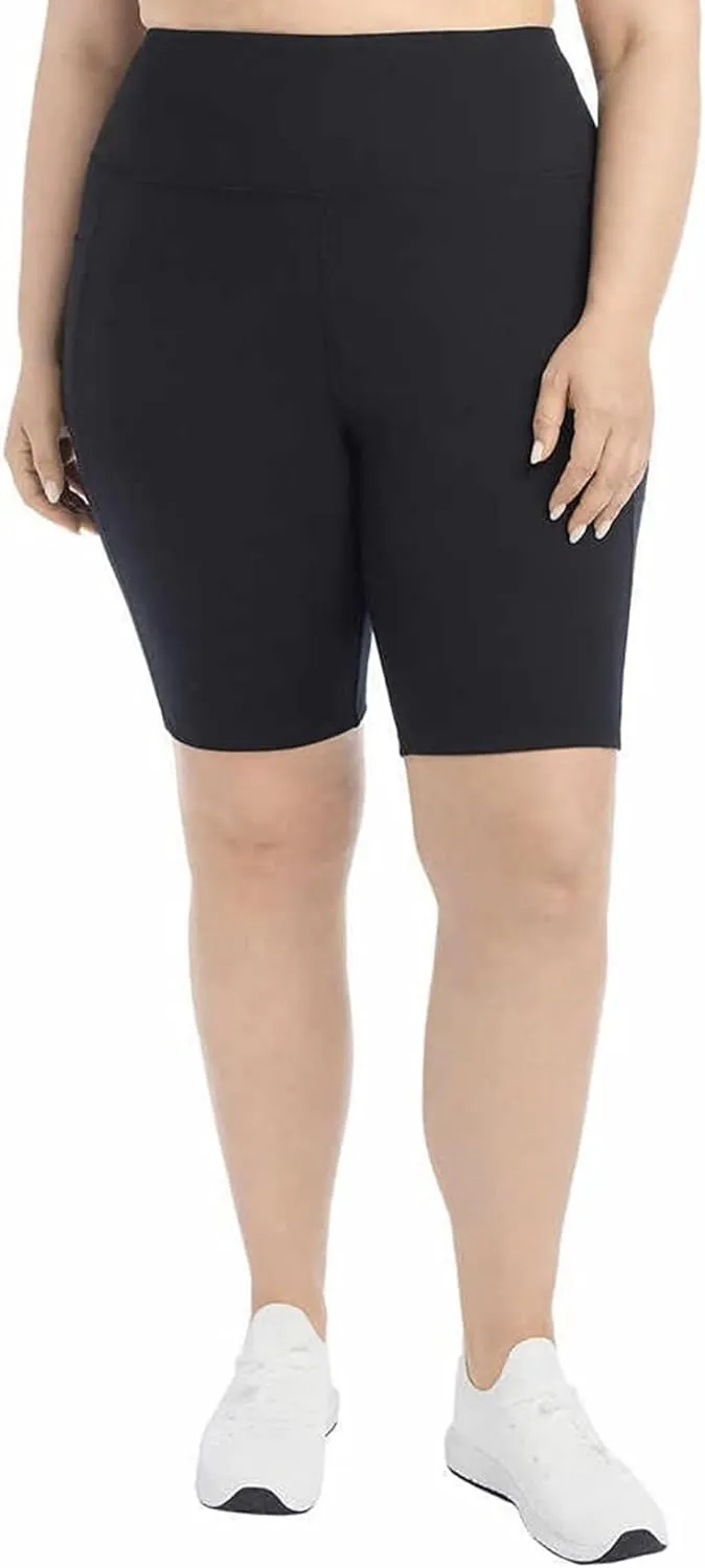 Danskin Womens 2 Pack Midweight Bike Short