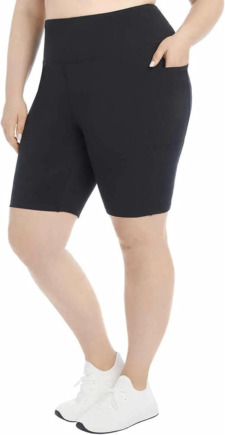 Danskin Womens 2 Pack Midweight Bike Short