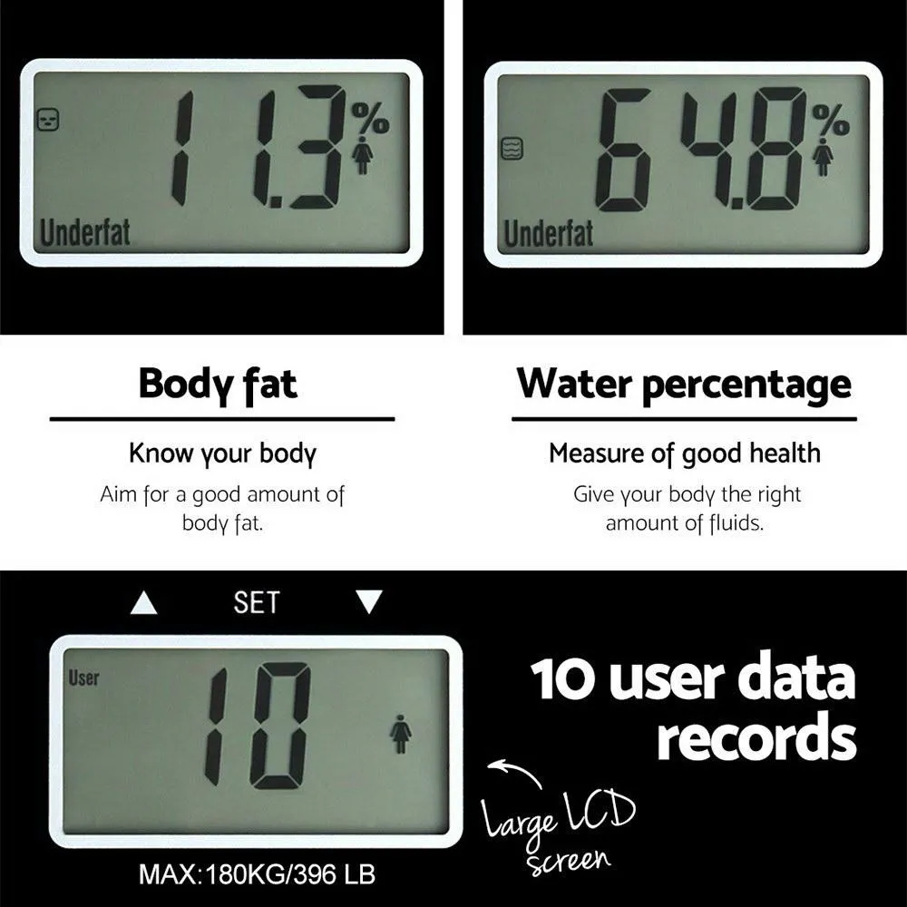 Digital Body Fat Scales Electronic Monitor Tracker