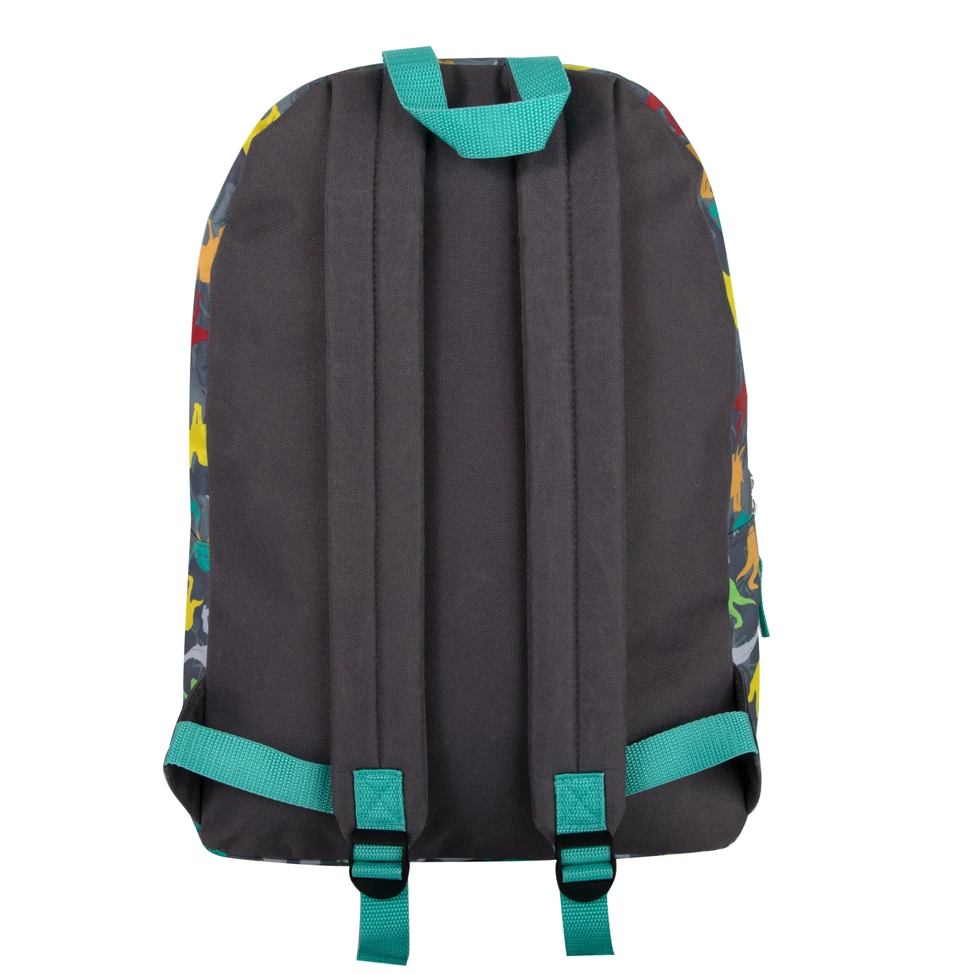 Dino Themed 17 Inch Backpack With Lunch Bag & Pencil Case Wholesale