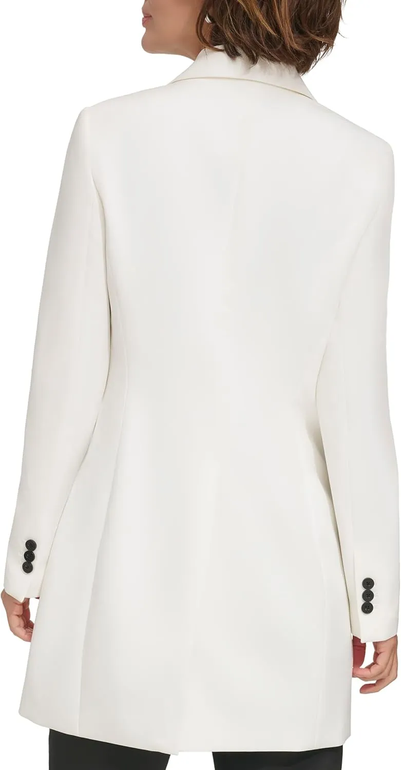 DKNY Women's Business Casual One Button Blazer