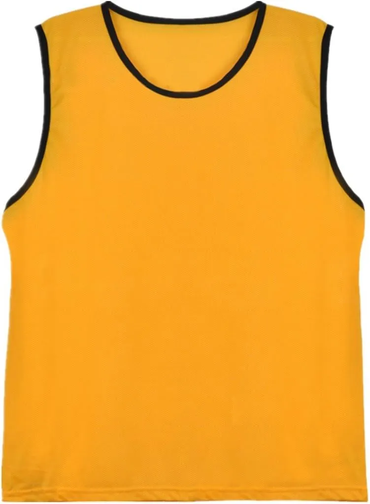 DreamHigh DH Soccer Sports Team Practice Pinnies Training Mesh Vests Youth -12 pcs Pack