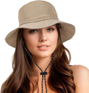 Durio Waterproof Bucket Hats for Woman UPF 50  Sun Hat UV Protection Packable Rain Hats for Women Lightweight Hiking Hat
