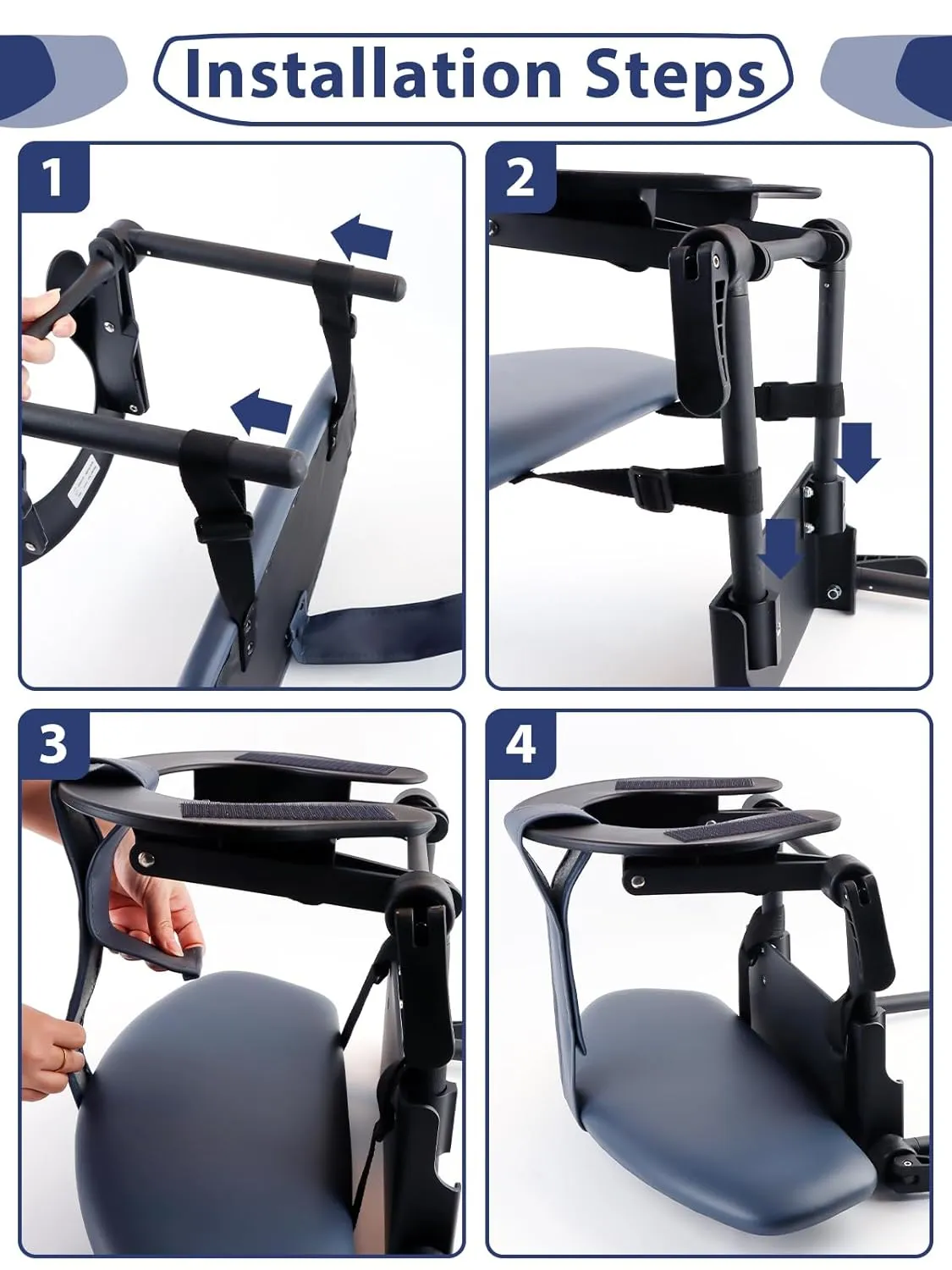 EBANKU Soft Sponge Arm Rest for Massage Table, Hanging Arm Rest Sling Board Hanging Arm Rest Shelf Armrest Support for Massage Table SPA Beauty Salon Bed-Grey