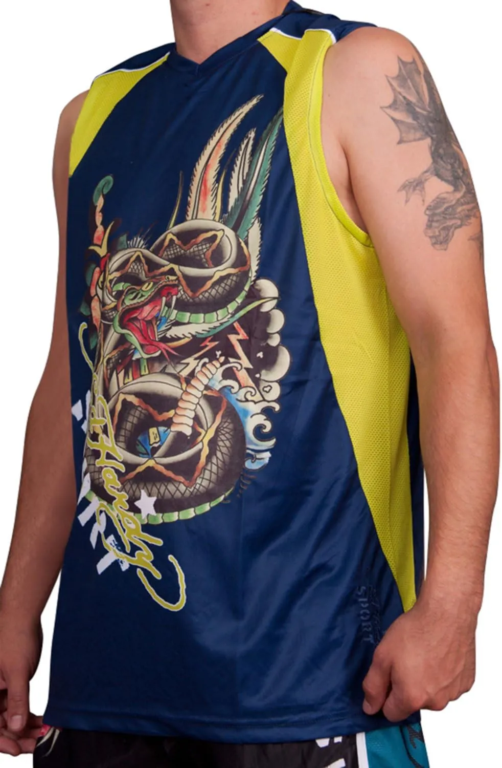 Ed Hardy Men's Sport Athletic Tank Top Muscle Tee