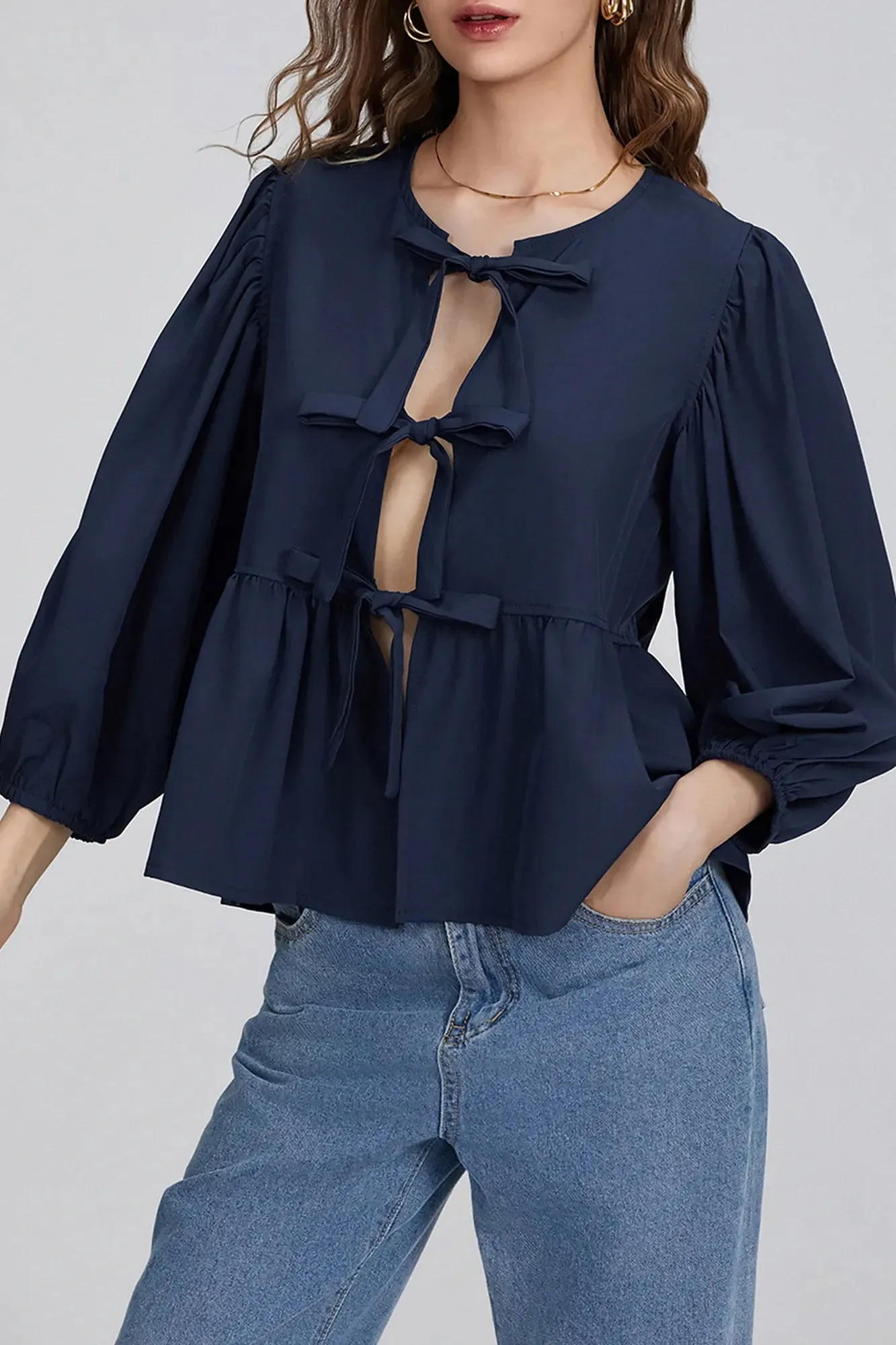 ELA™ | Puff Sleeve Blouse