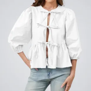 ELA™ | Puff Sleeve Blouse