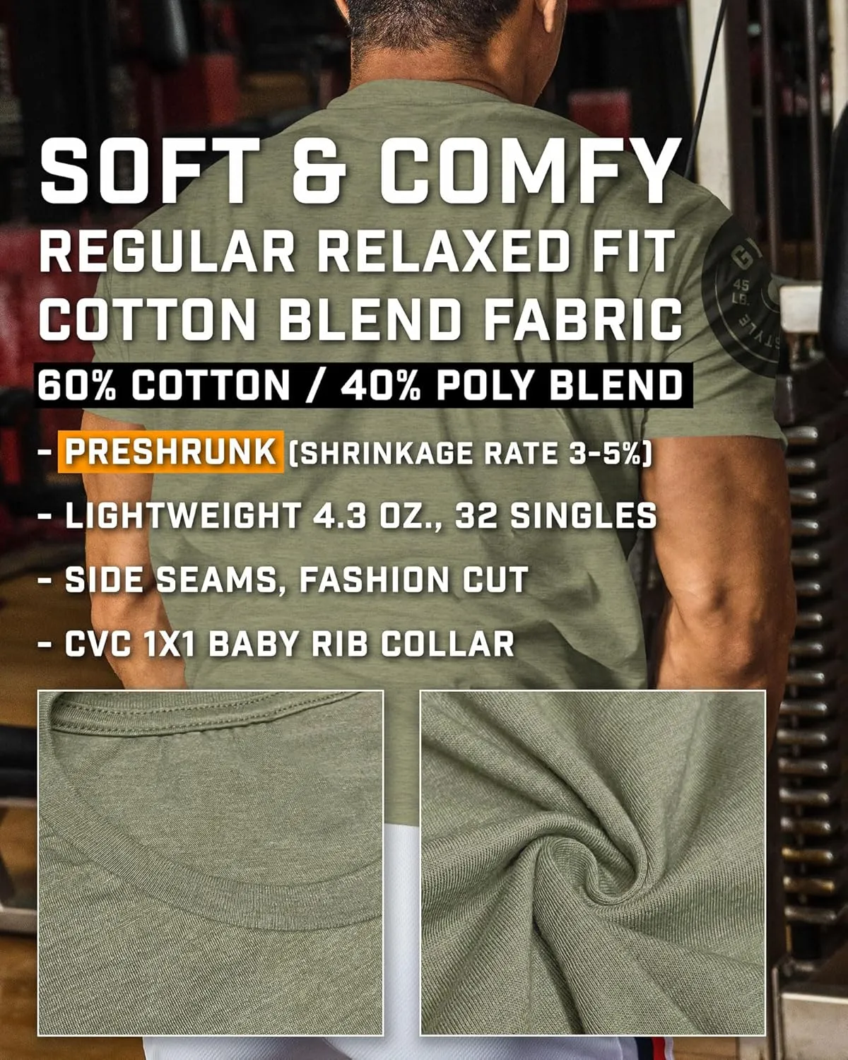 Embrace Muscle Pain Gym Shirt, Work Out Gym Tshirts for Men