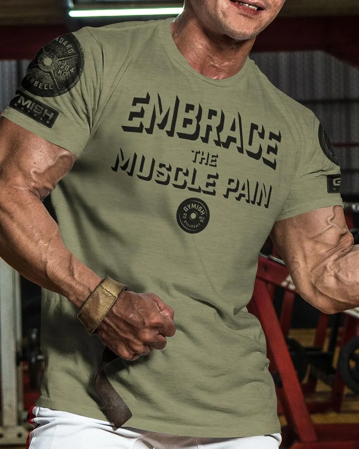 Embrace Muscle Pain Gym Shirt, Work Out Gym Tshirts for Men