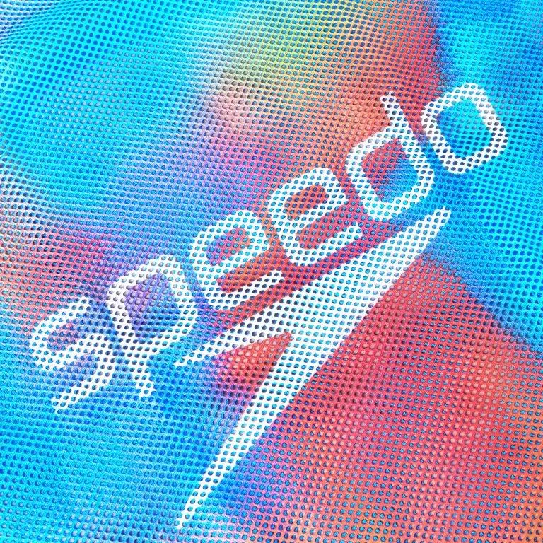 Equipment Mesh Bag Pink/Lemon/Blue