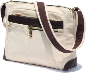 ESVAN Nylon Crossbody Bag For Women Waterproof Lightweight Casual Multi Pockets Shoulder Handbag Purse