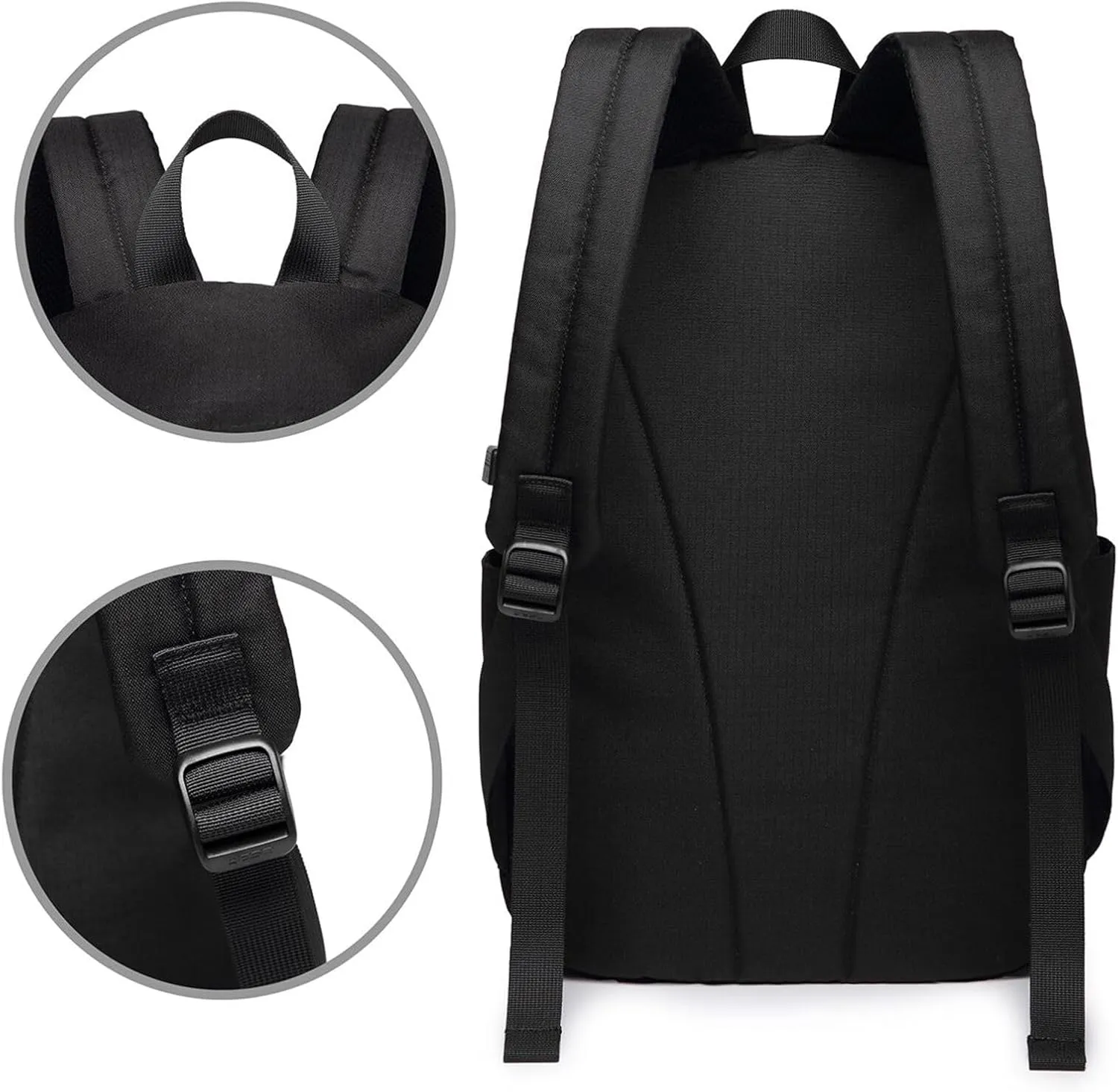 F-antasy Swamp Simple Large Capacity Backpack, The Whole Bag Is Stylish And Lightweight Black
