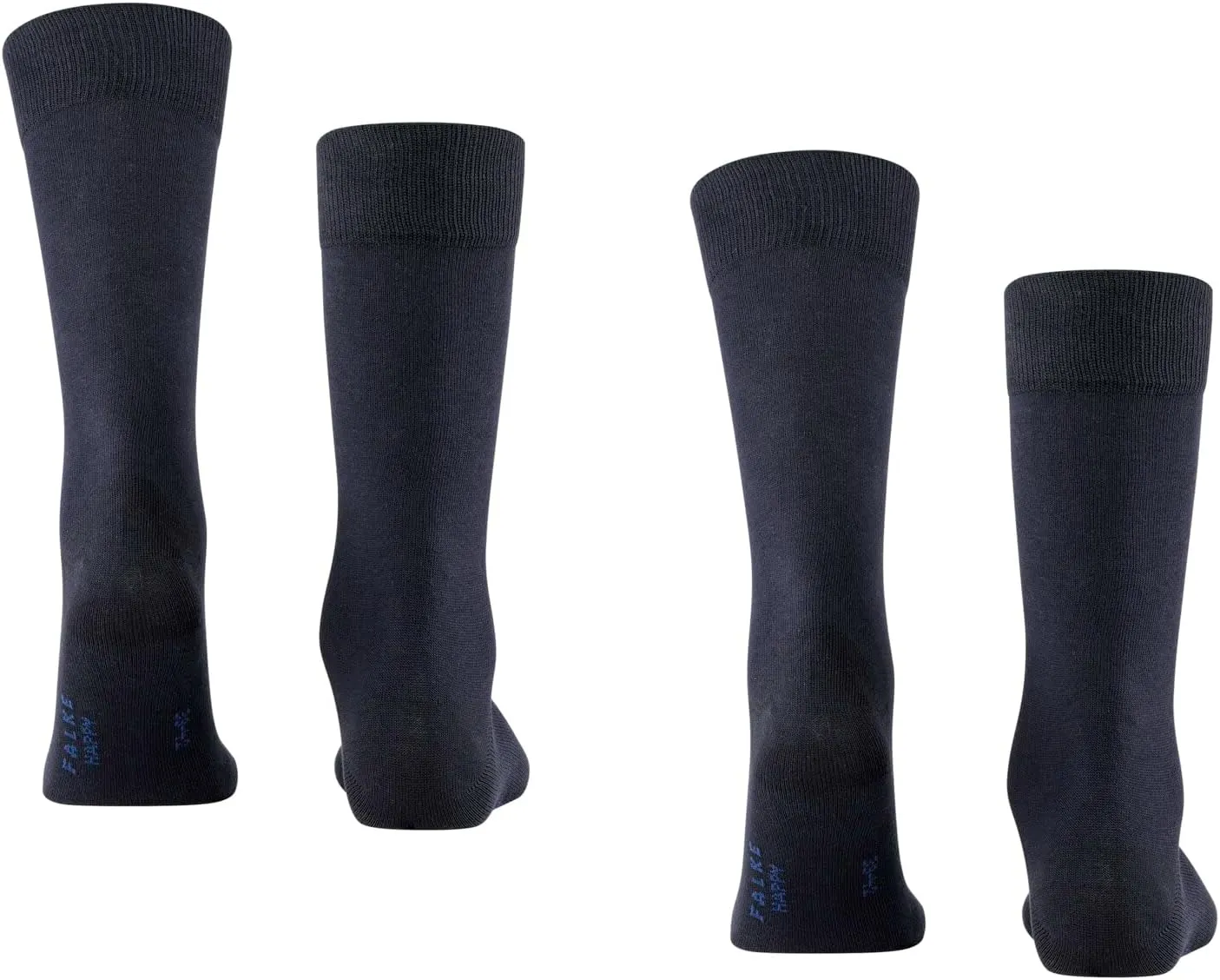 FALKE Men's Happy 2-Pack Dress Socks, Stripe Pattern, Business Casual