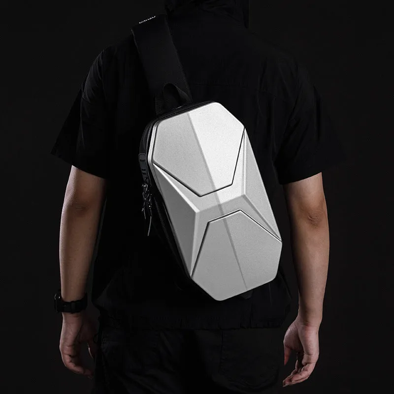 Fashion New Men's Hard Shell Tide Men's Messenger Bags