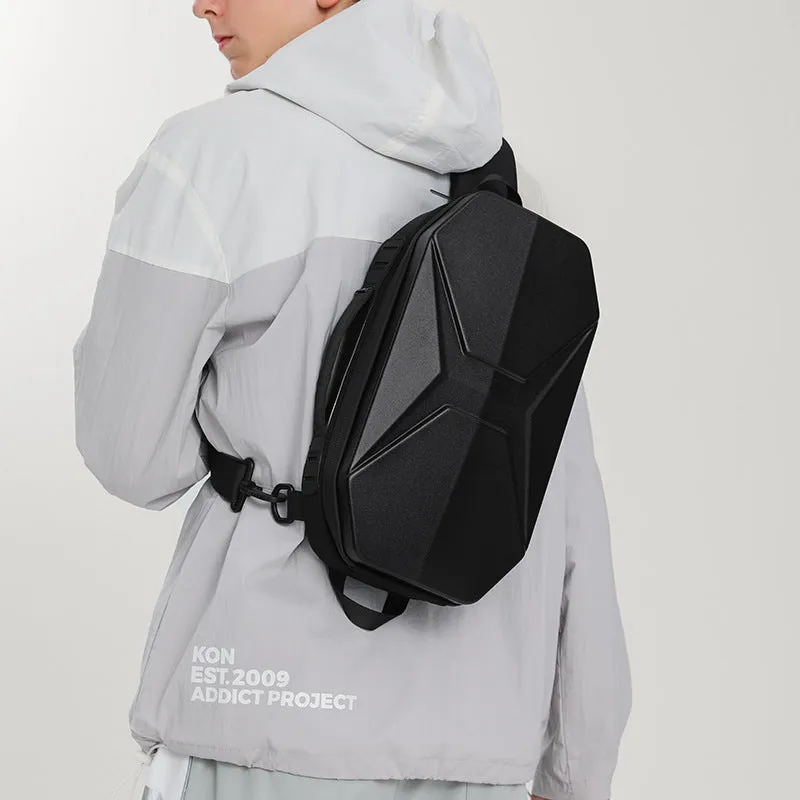 Fashion New Men's Hard Shell Tide Men's Messenger Bags