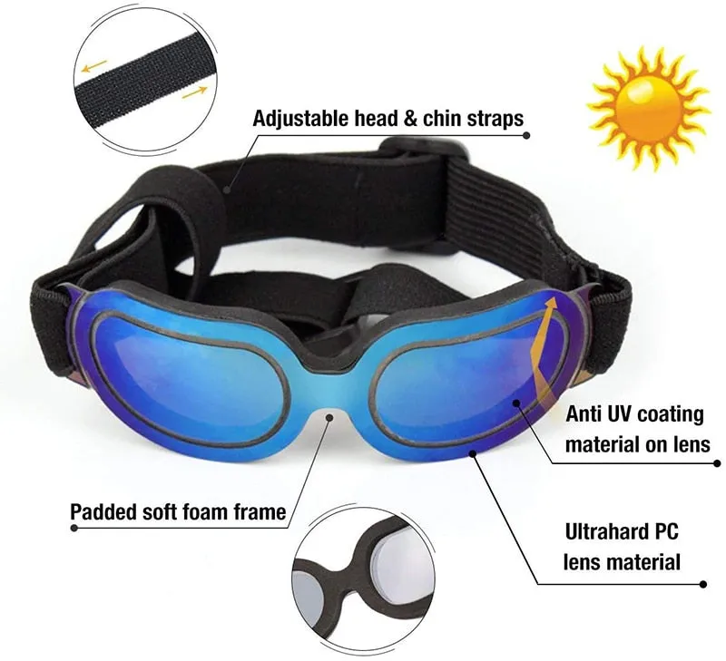 Fashion Small Dog Windproof Goggles
