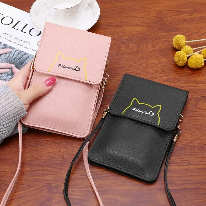 Female Summer Simple Portable Thin Korean Phone Bags