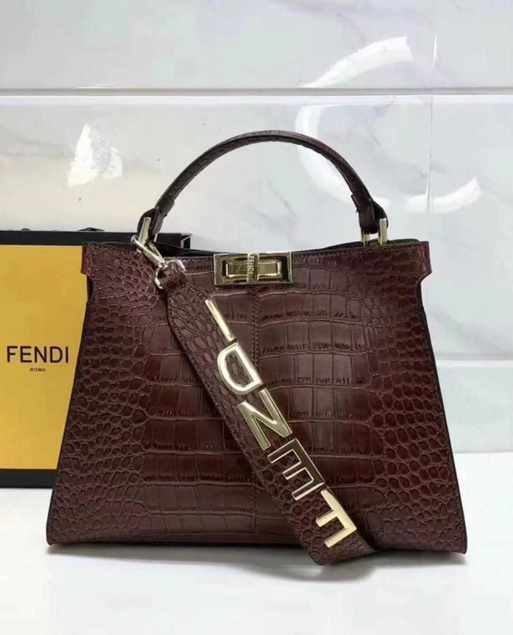FENDI PEEKABOO BOOK TOTE  HIGHEND QUALITY