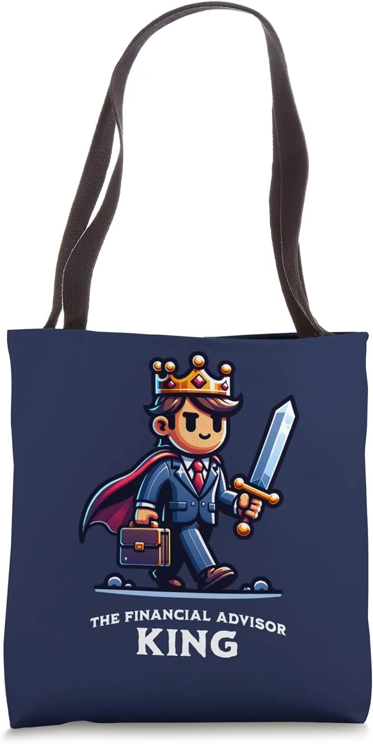 Financial Advisor King Business Professional Career Tote Bag