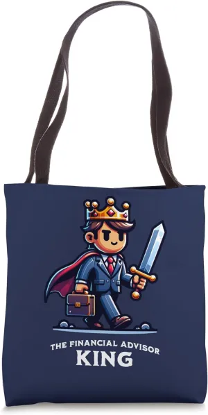 Financial Advisor King Business Professional Career Tote Bag