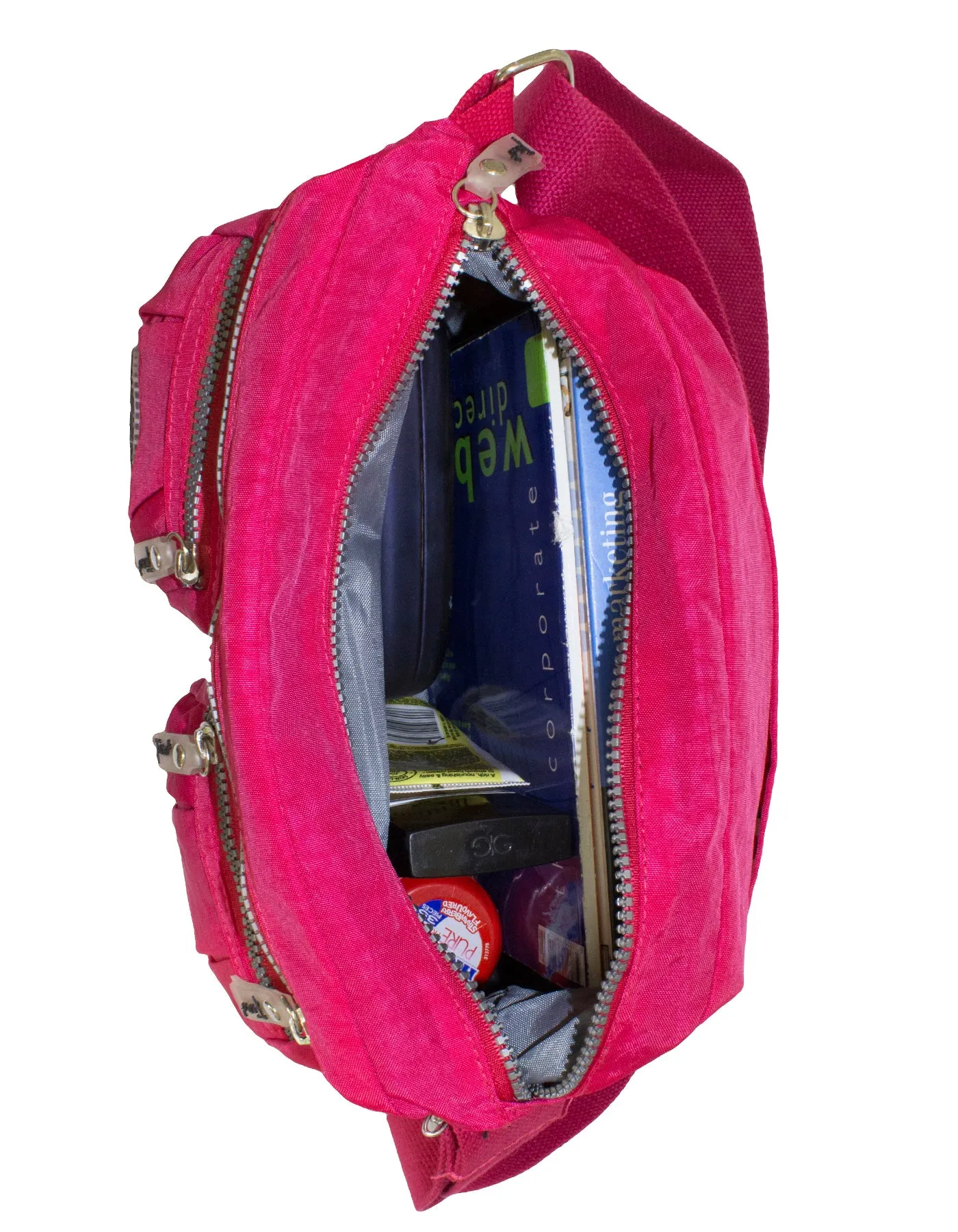 Fino SK-7740 Waterproof Ultra-Light crinkle Nylon Shoulder Bag