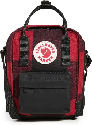 Fjällräven Kånken Re-Wool Sling Red/Black One Size