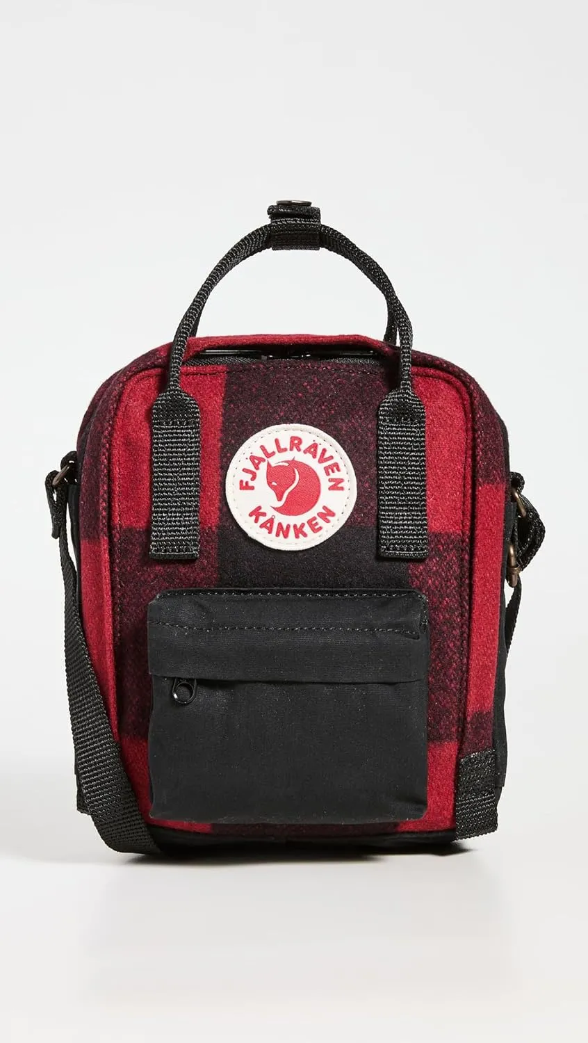 Fjällräven Kånken Re-Wool Sling Red/Black One Size