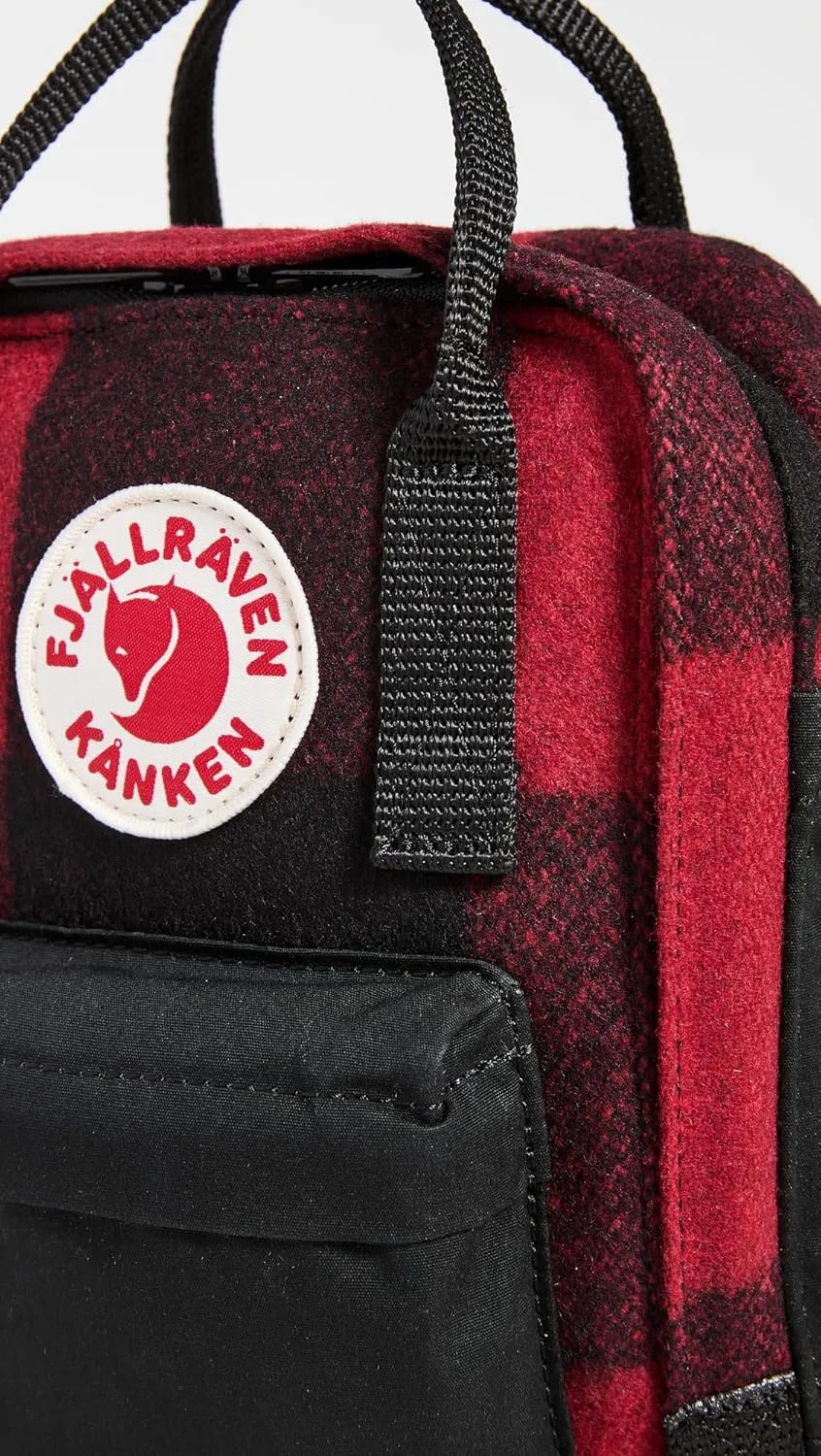 Fjällräven Kånken Re-Wool Sling Red/Black One Size