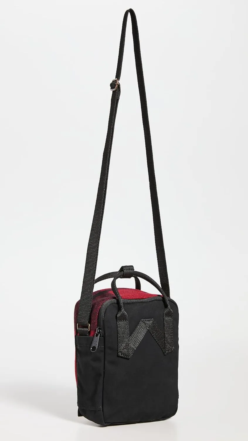 Fjällräven Kånken Re-Wool Sling Red/Black One Size