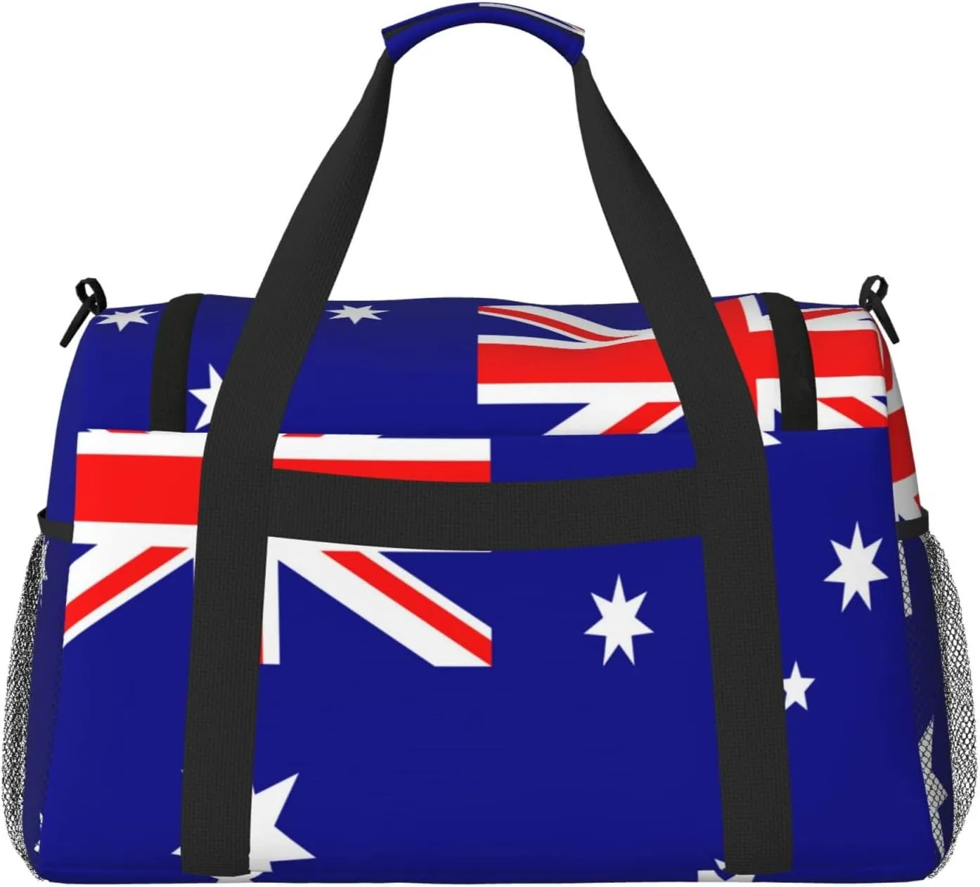 Flag Of Australia Travel Duffel Bag Large Foldable Waterproof Overnight Bag For Beach Swim Bags Pool Sports Gym