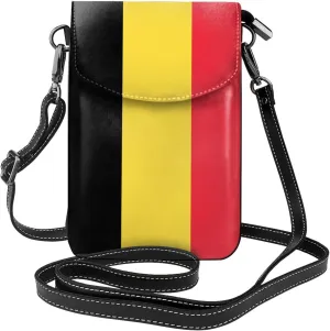 Flag of Belgium Printed Women's Crossbody Phone Bag - Perfect for Travel and Shopping