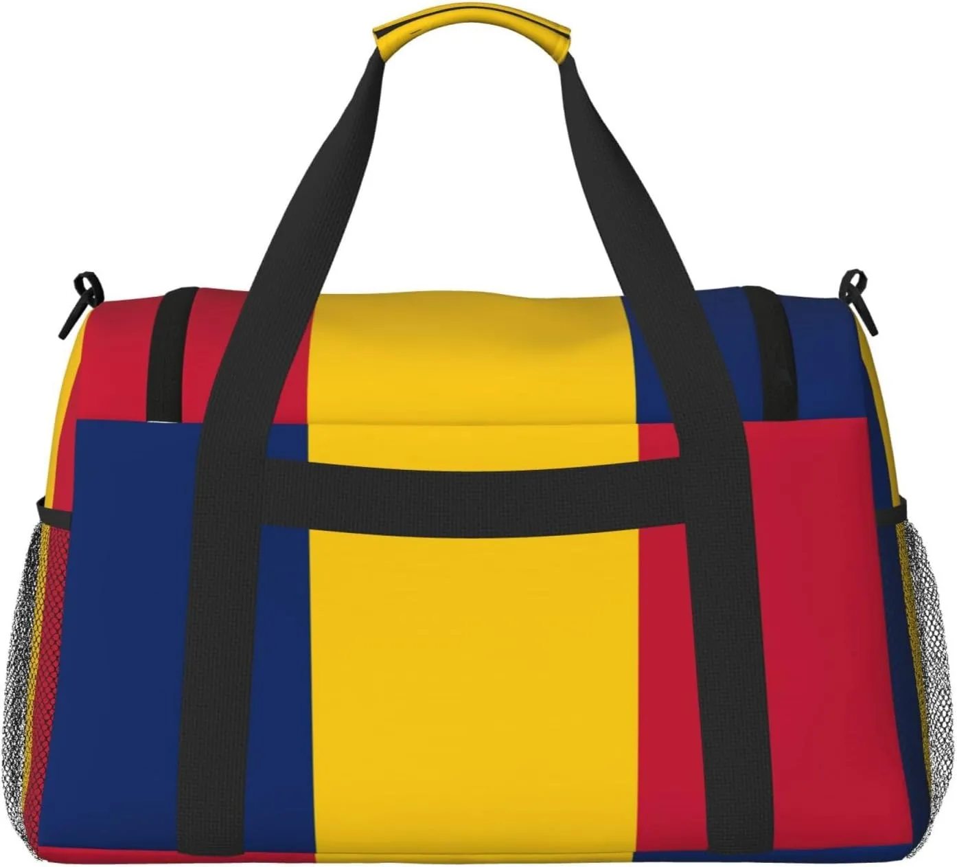 Flag Of Chad Travel Duffel Bag Large Foldable Waterproof Overnight Bag For Beach Swim Bags Pool Sports Gym