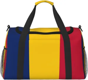Flag Of Chad Travel Duffel Bag Large Foldable Waterproof Overnight Bag For Beach Swim Bags Pool Sports Gym