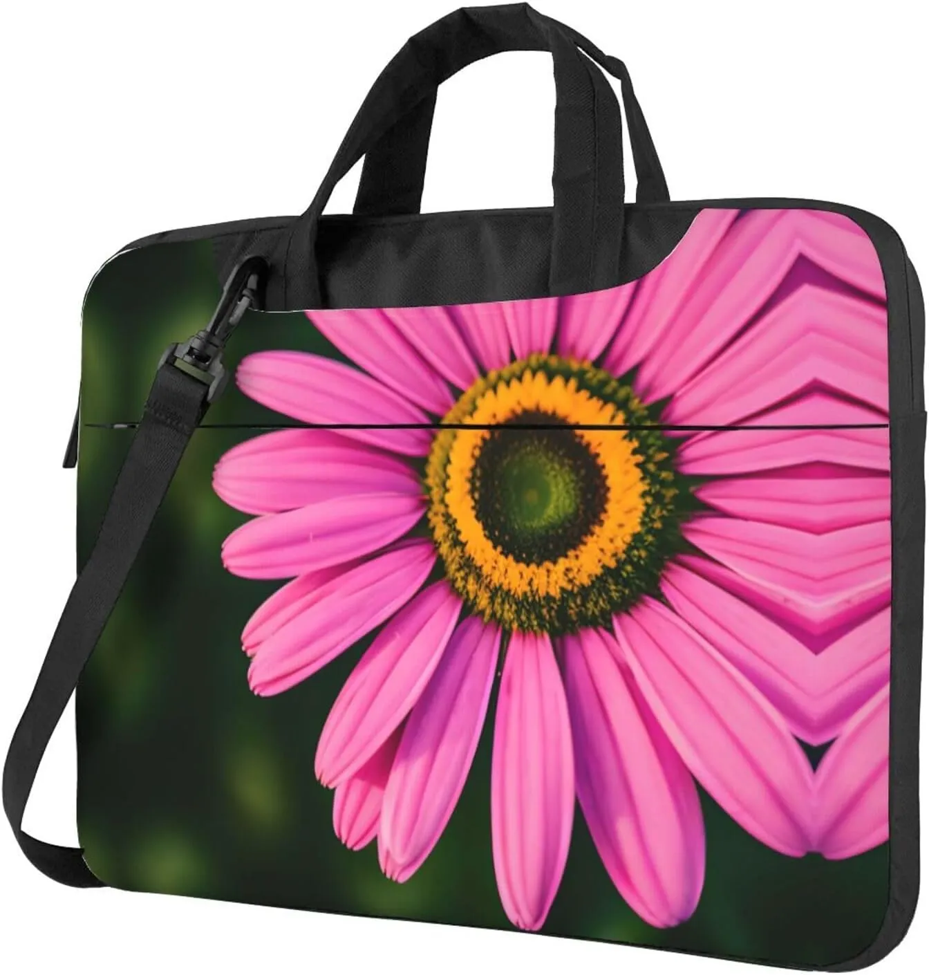 Flowers Colorful Butterfly 1 Stylish And Lightweight Laptop Messenger Bag,Handbag,Briefcase,Perfect For Business Travel