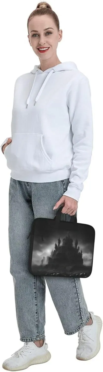Flowers Colorful Butterfly 1 Stylish And Lightweight Laptop Messenger Bag,Handbag,Briefcase,Perfect For Business Travel