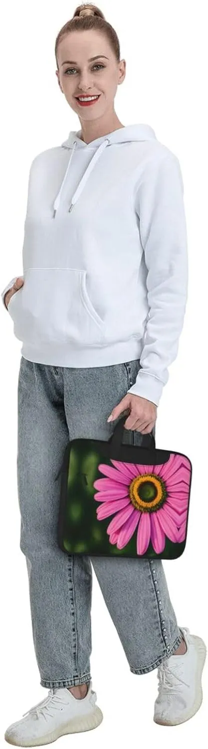 Flowers Colorful Butterfly 1 Stylish And Lightweight Laptop Messenger Bag,Handbag,Briefcase,Perfect For Business Travel