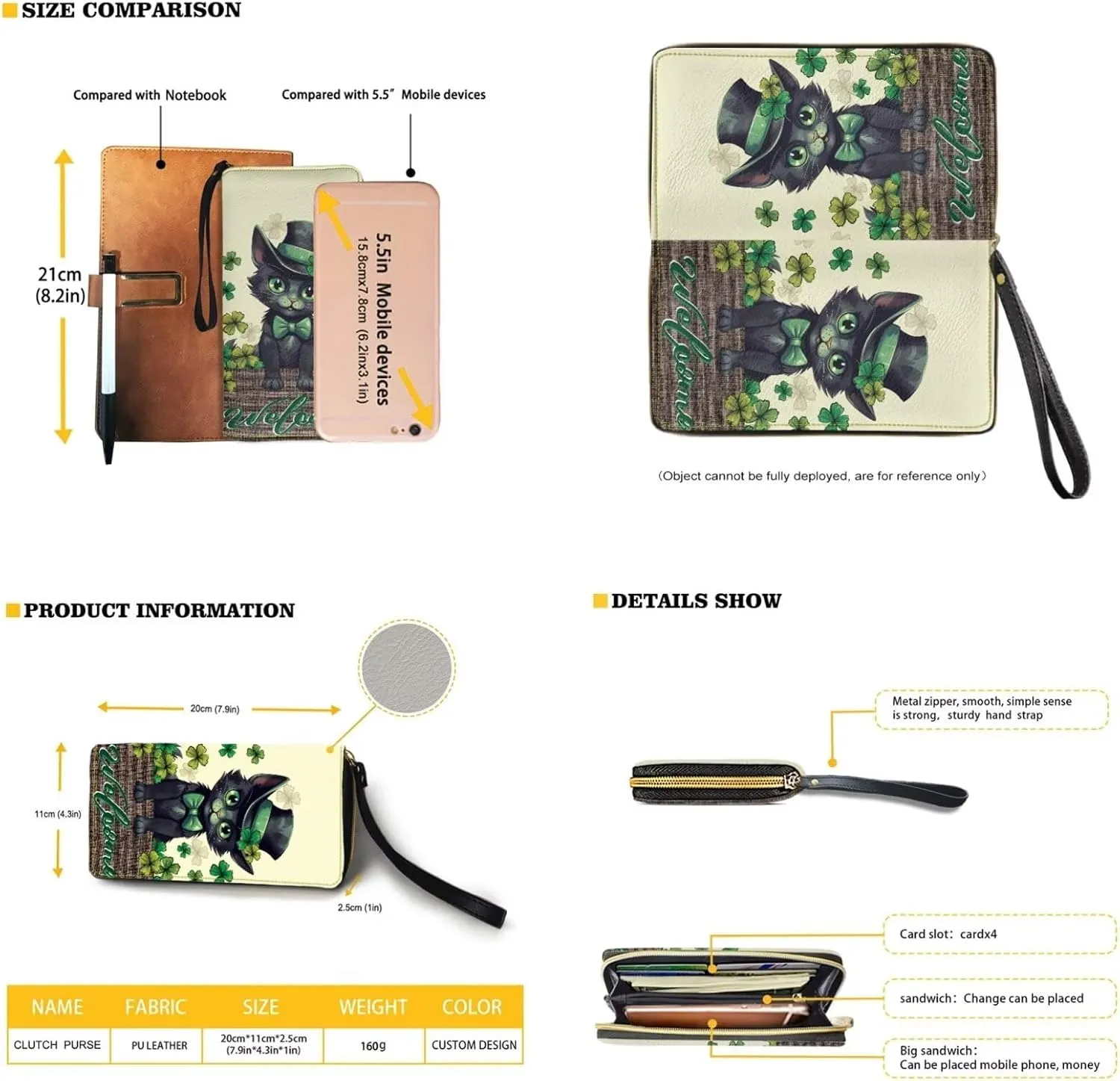 FOR U DESIGNS Purses and Handbags for Women St. Patrick's Day Tote Purse and Wallet Set Leather Crossbody Hobo Satchel Bags