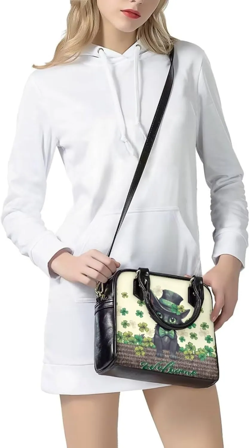 FOR U DESIGNS Purses and Handbags for Women St. Patrick's Day Tote Purse and Wallet Set Leather Crossbody Hobo Satchel Bags