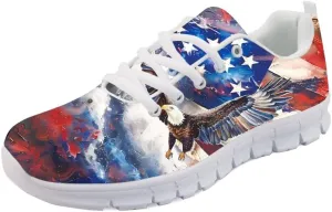 Forchrinse Hawaiian Corgi Palm Running Shoes for Men Women Soft Sports Gym Jogging Athletic Shoes